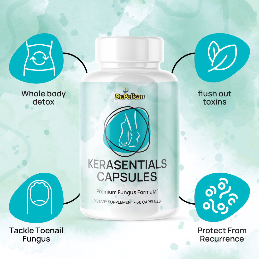 Kerasentials- Skin & Nail Support- 10 Bottles- 600 Capsules