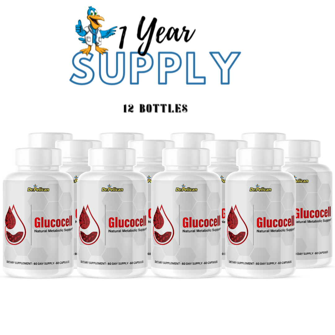 Glucocell- Blood Support- 12 Bottles- 720 Capsules