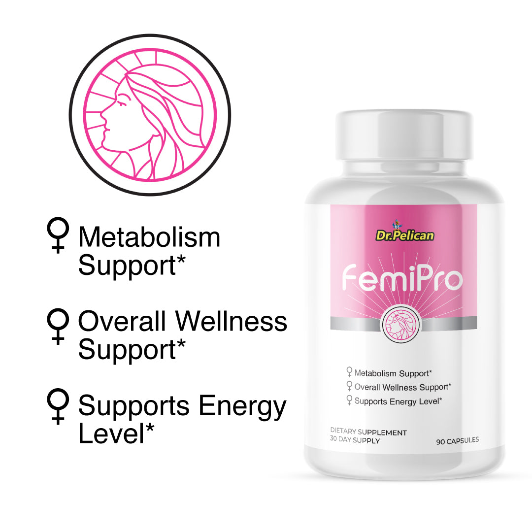FemiPro-Menopause Balance Support/Women's Health- 3 Bottles- 270 Capsules