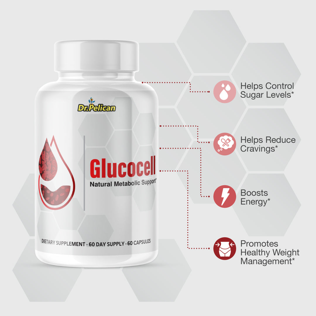 Glucocell- Blood Support- 2 Bottles- 120 Capsules