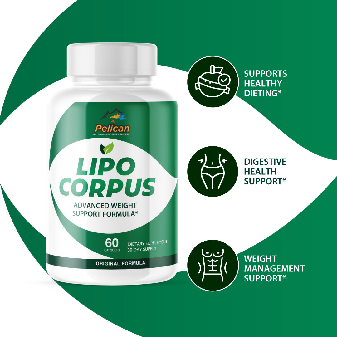 Lipo Corpus-Digestive Support- 3 Bottles- 180 Capsules