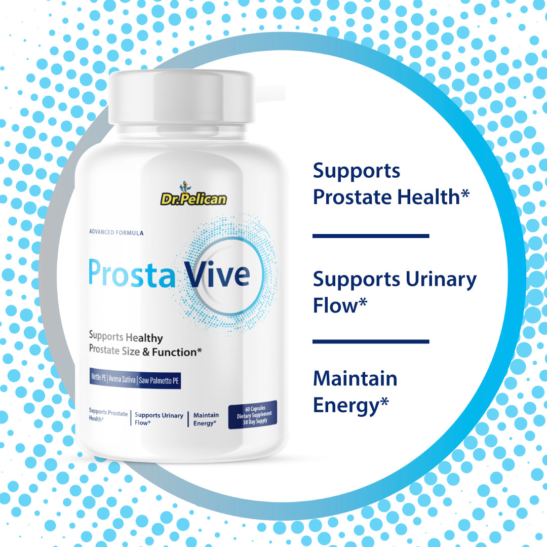 Prosta Vive - Prostate Support- 3 Bottles- 180 Capsules