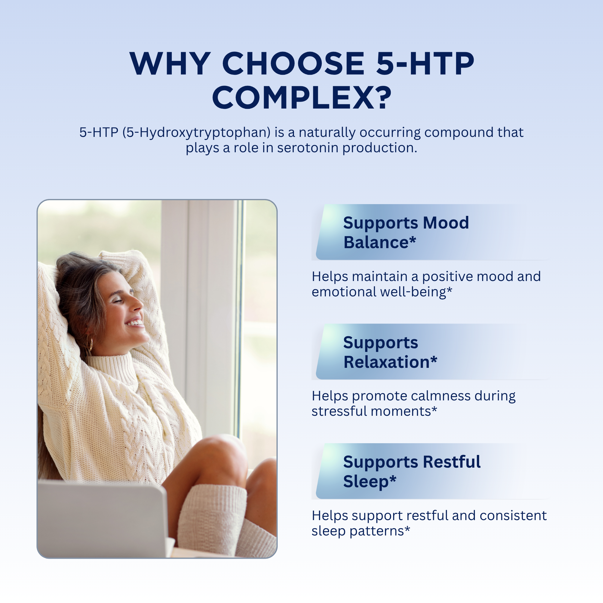 Pelican 5-HTP Complex – Mood & Sleep Support – 60 Capsules