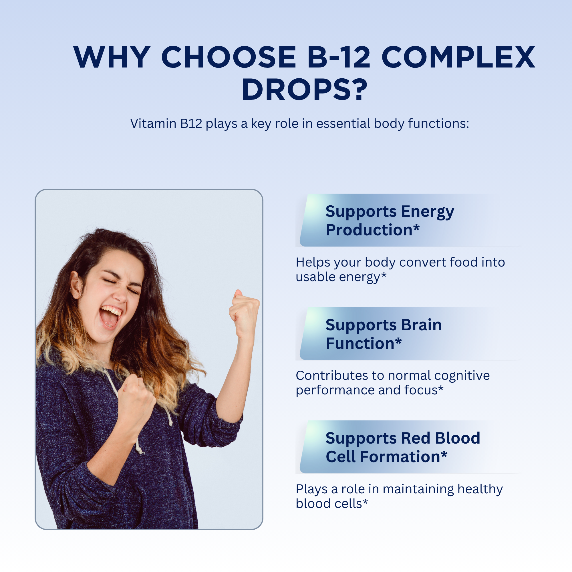 Pelican B-12 Complex Drops – Advanced Energy & Nervous System Support – 60 mL