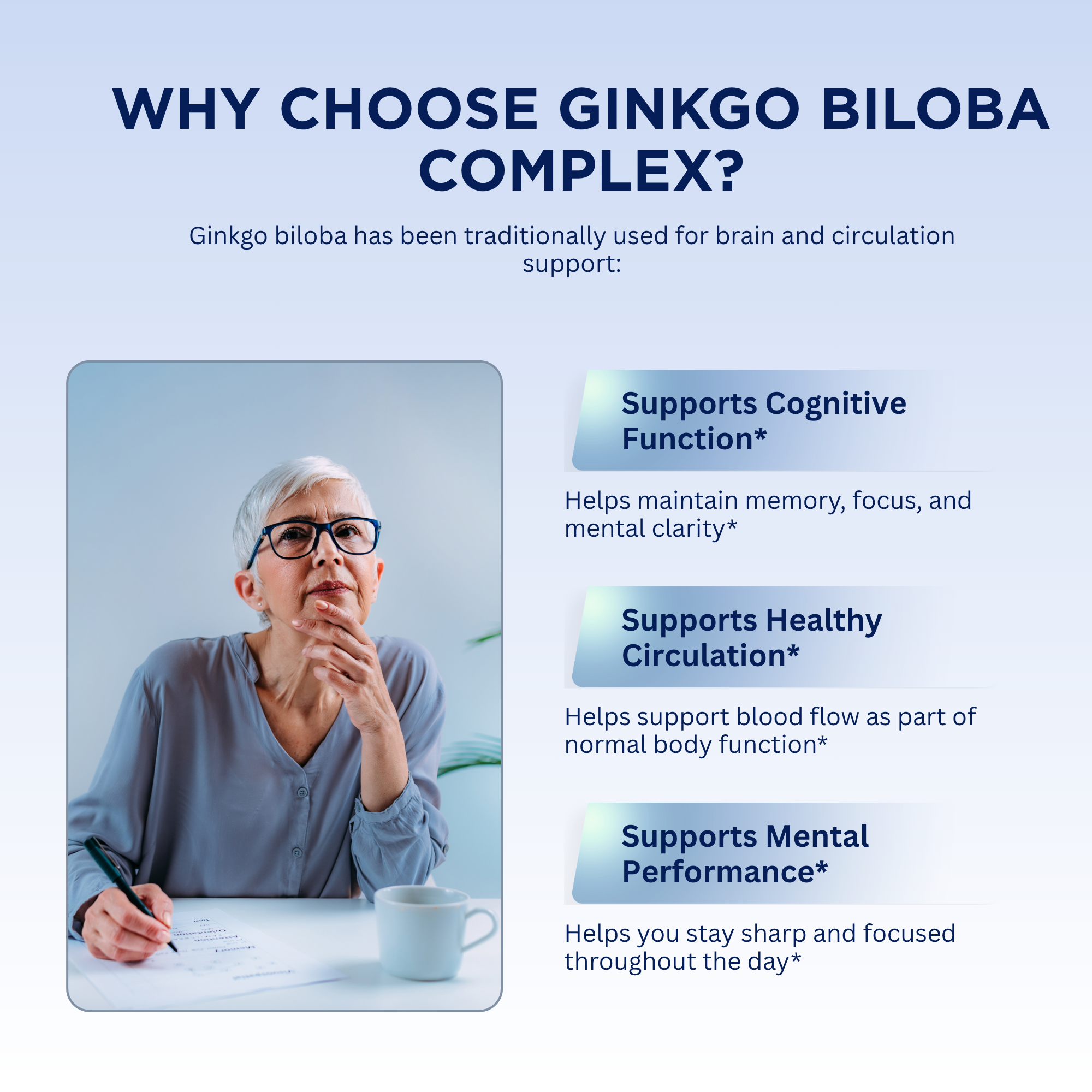 Pelican Ginkgo Biloba Complex – Cognitive & Memory Support – 60 Capsules