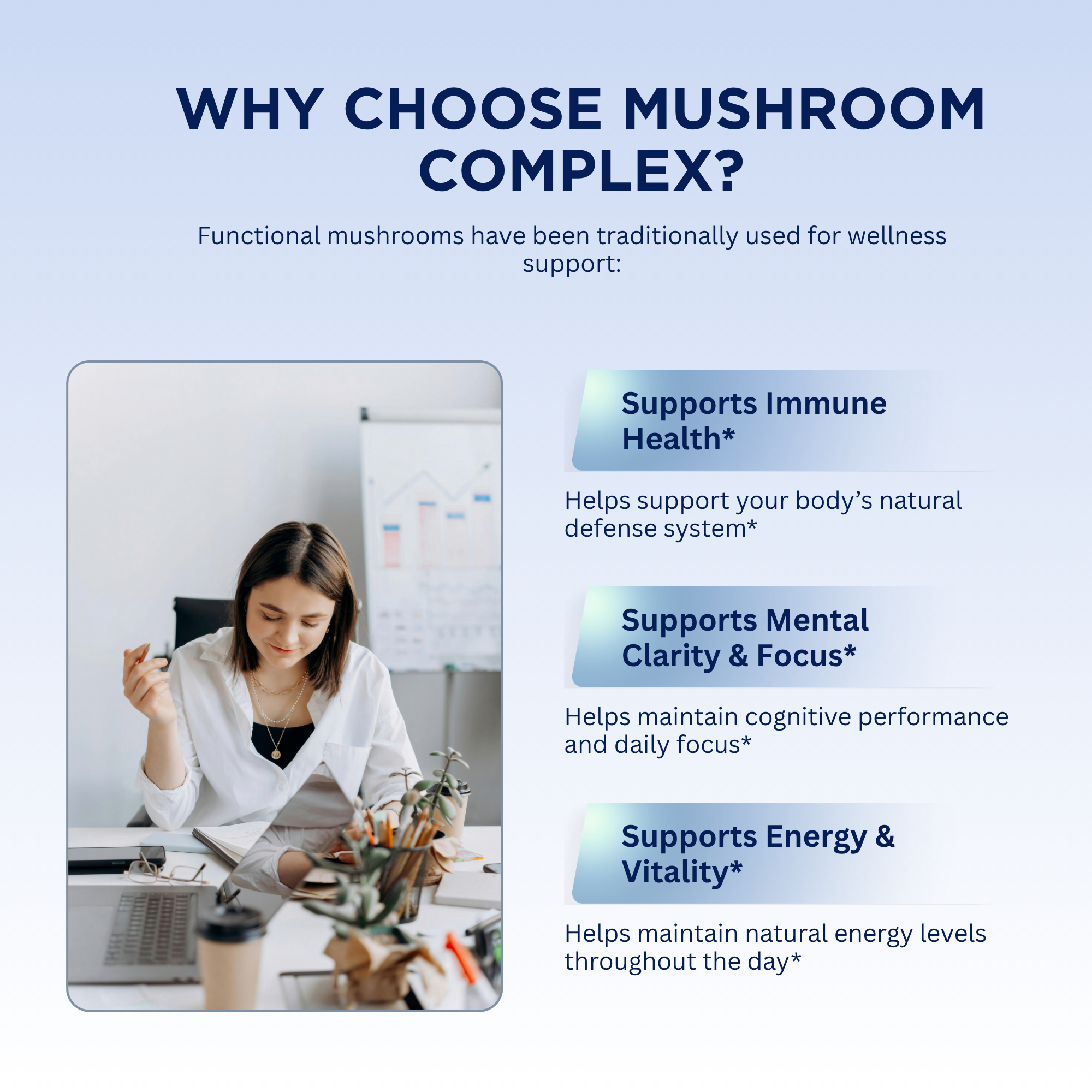 Pelican Mushroom Complex – Immune, Cognitive & Energy Support – Powder