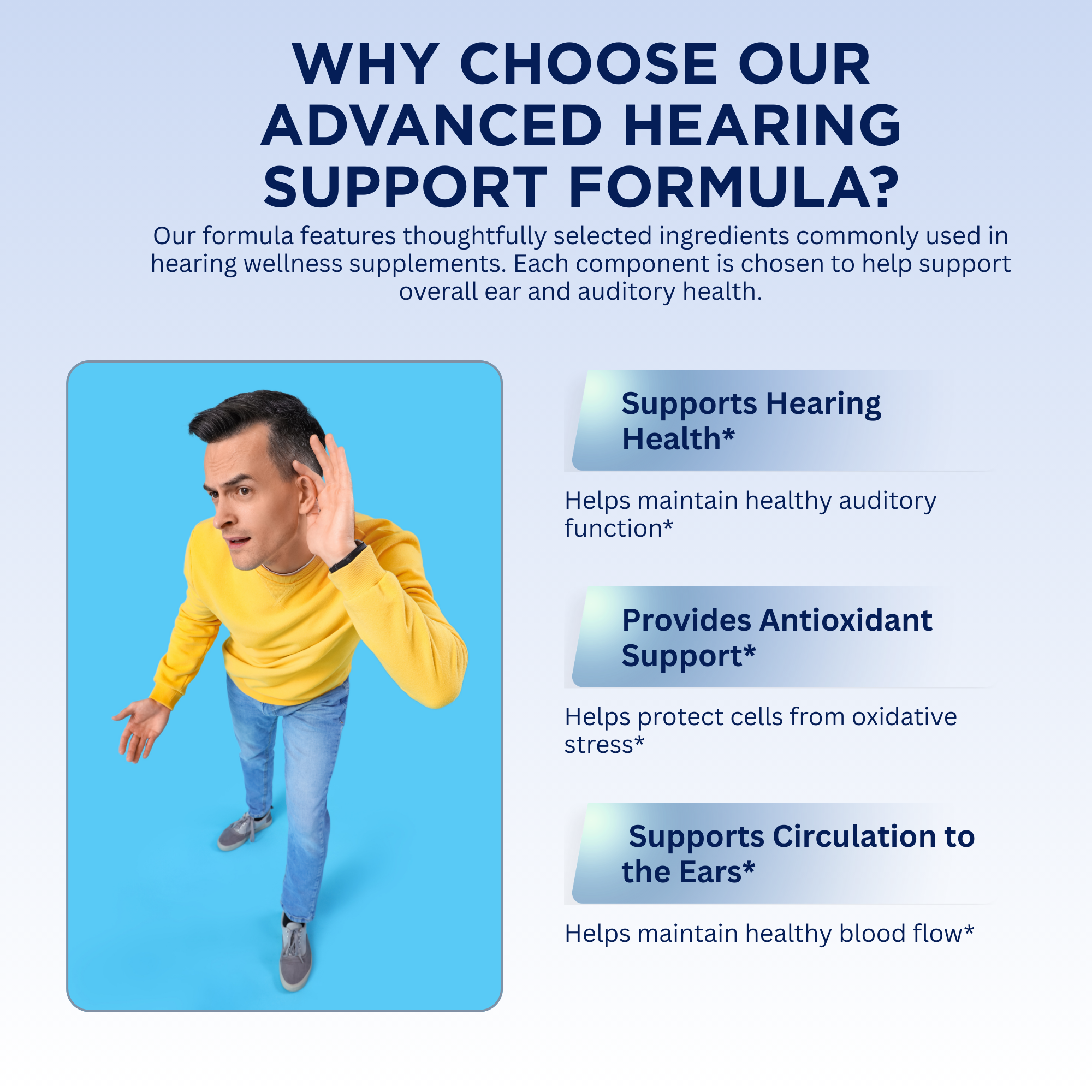 Pelican Hearing Support – Ear Health & Auditory Support – 60 Capsules