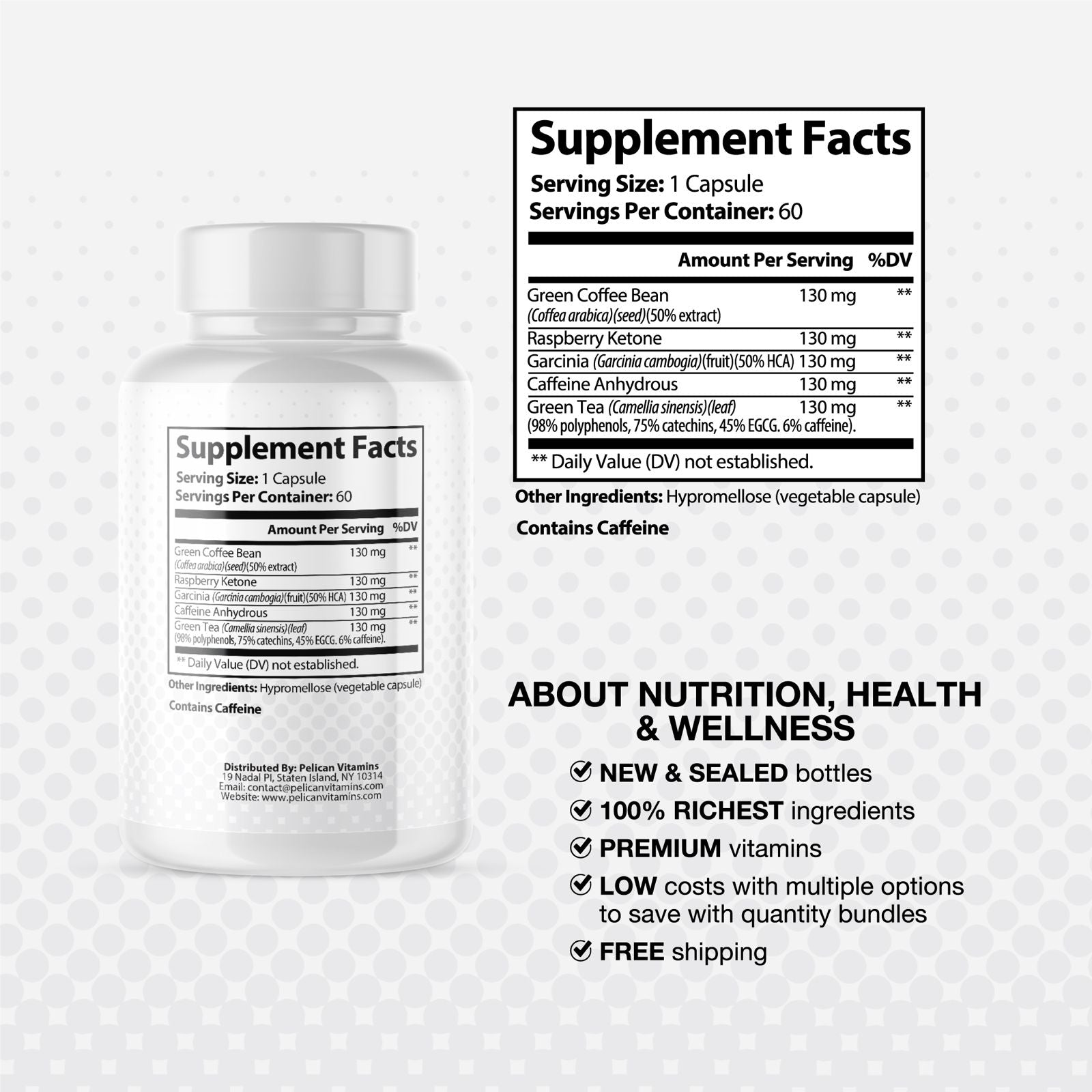 Lean Bod XT- Digestive Support- 4 Bottles- 240 Capsules