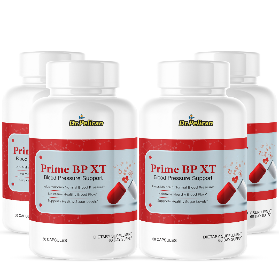 Prime BP XT- Blood Support- 4 Bottles- 240 Capsules