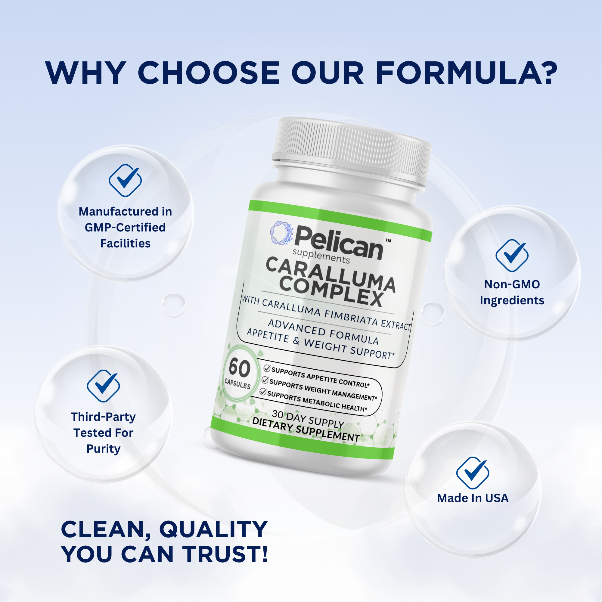 Pelican Caralluma Complex – Advanced Appetite & Weight Management Support – 60 Capsules