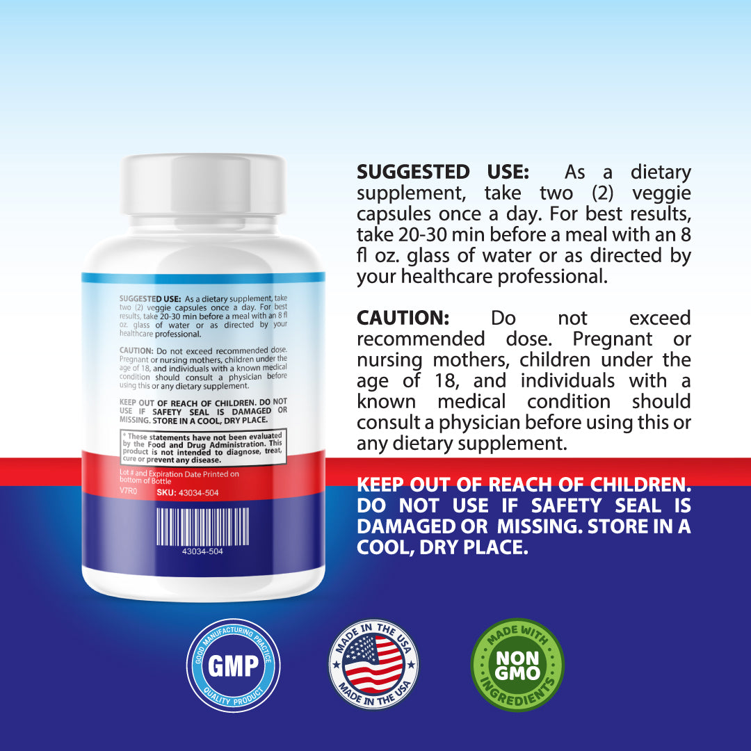 Prostate Plus +- Prostate Support- 2 Bottles- 120 Capsules