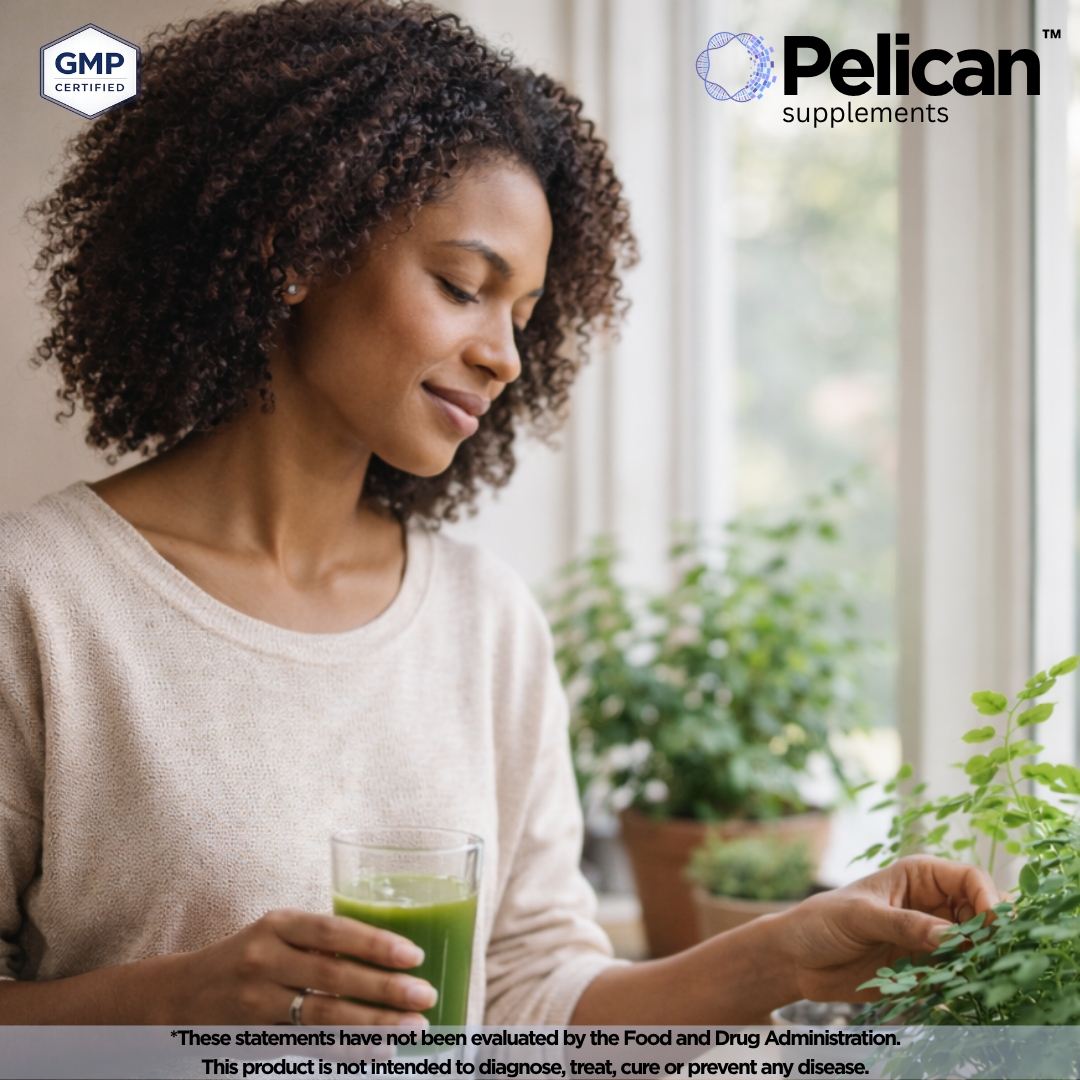 Pelican Moringa Leaf Complex – Daily Wellness & Energy Support – 60 Capsules