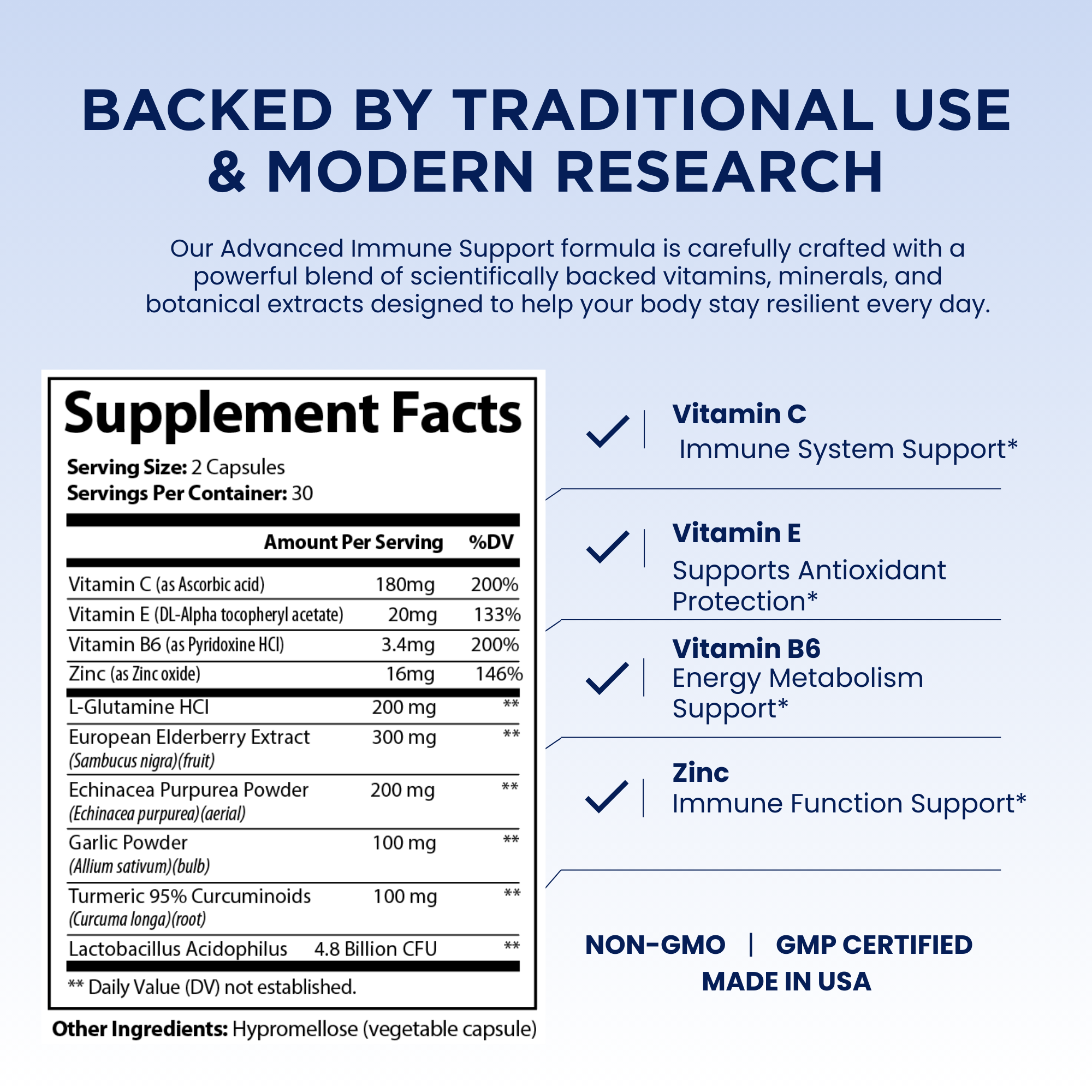 Pelican Advanced Immune Support – Advanced Immune Support Formula – 60 Capsules