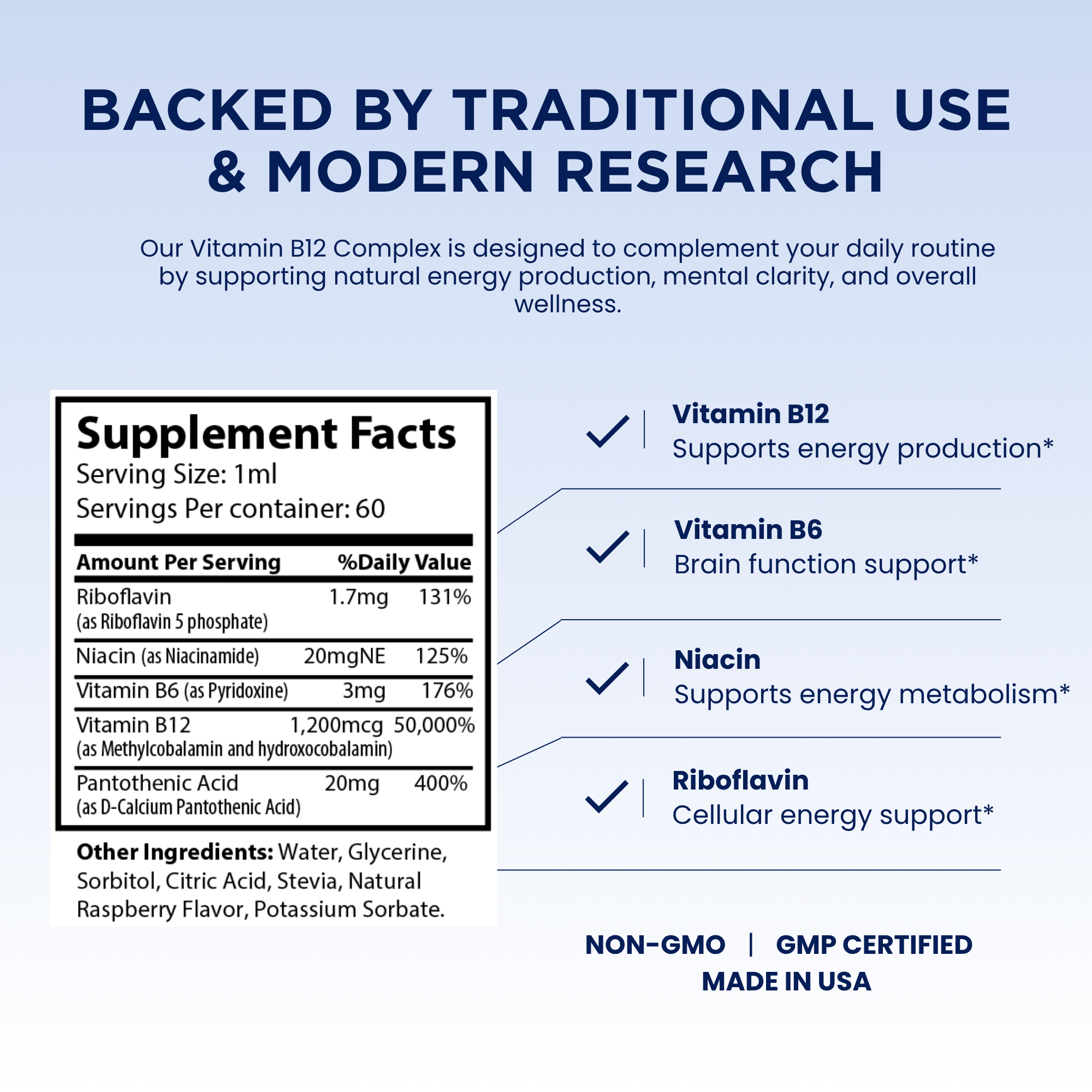 Pelican B-12 Complex Drops – Advanced Energy & Nervous System Support – 60 mL