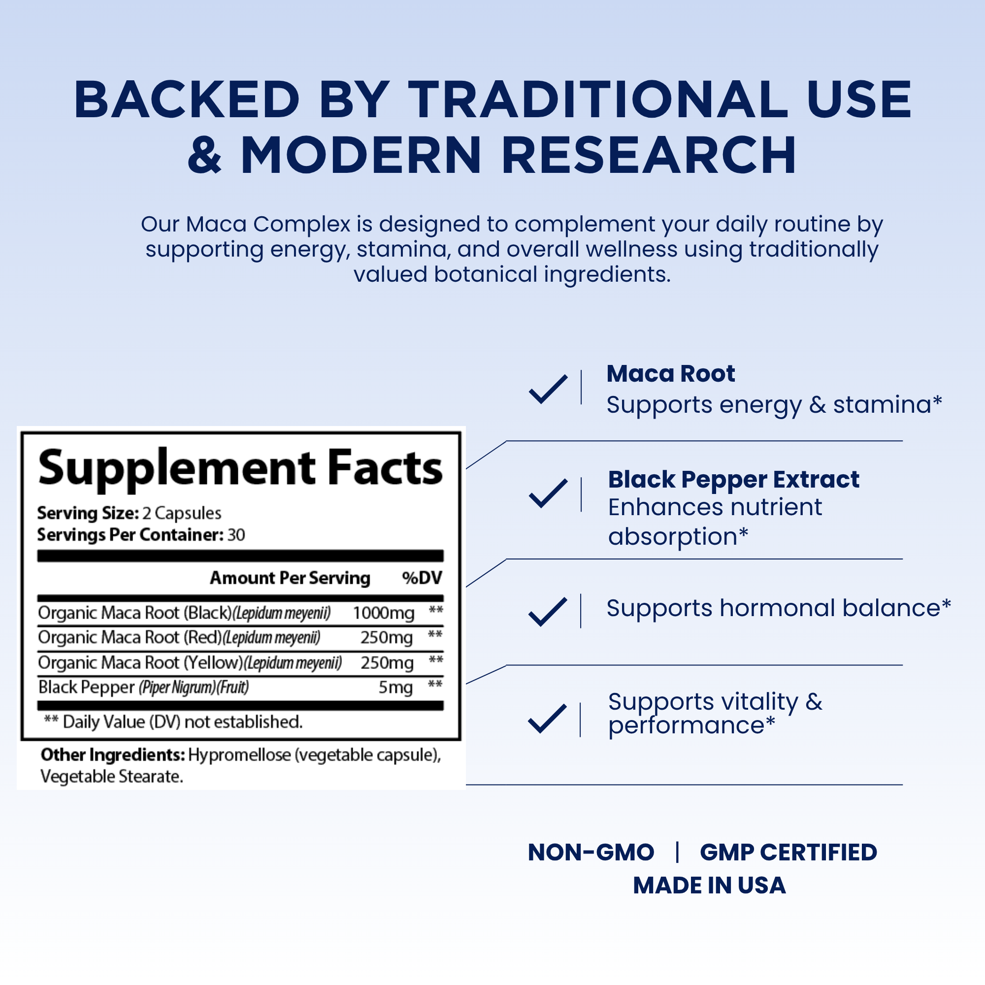 Pelican Maca Complex – Advanced Energy & Vitality Support – 60 Capsules