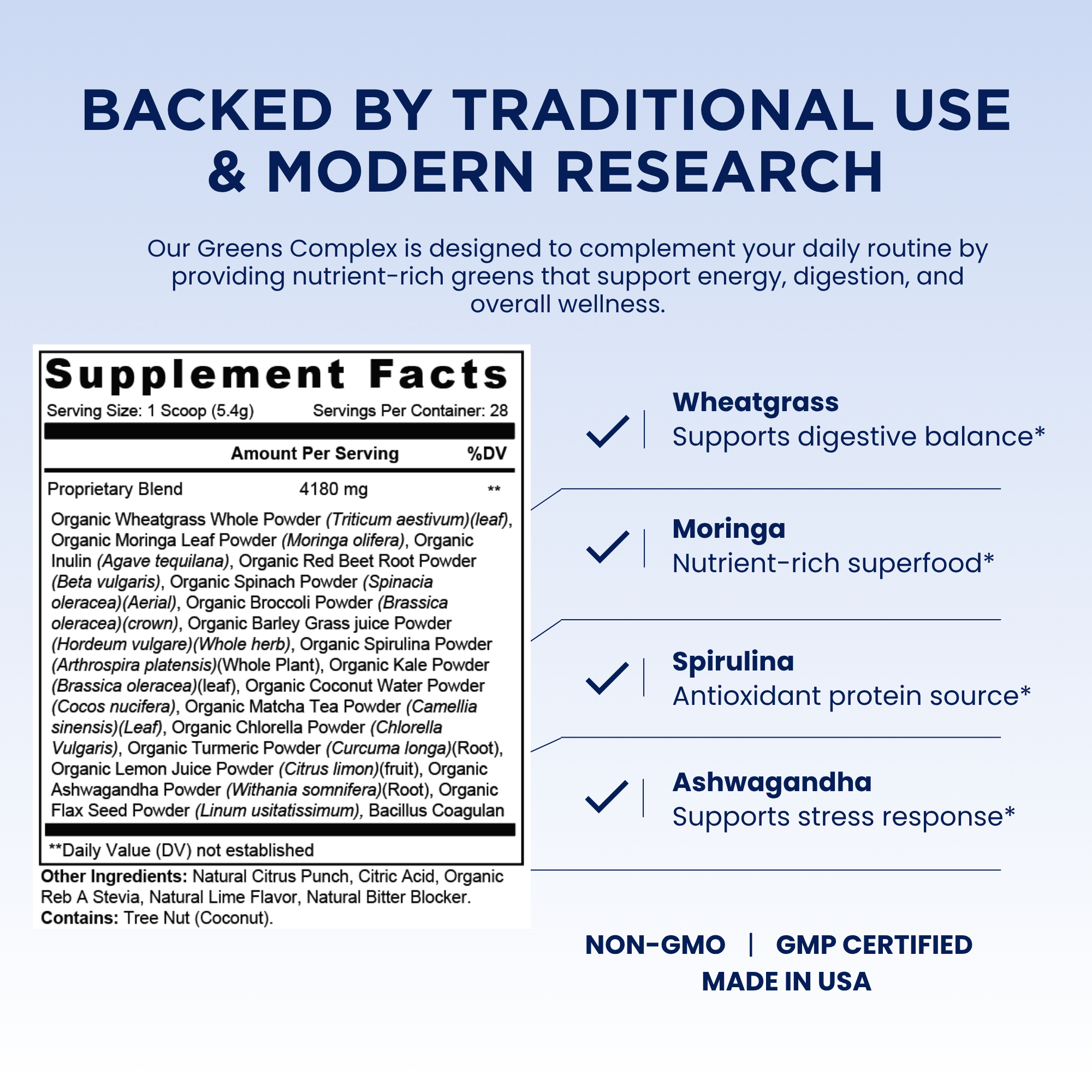 Pelican Greens Complex – Daily Nutrition & Vitality Support – Powder