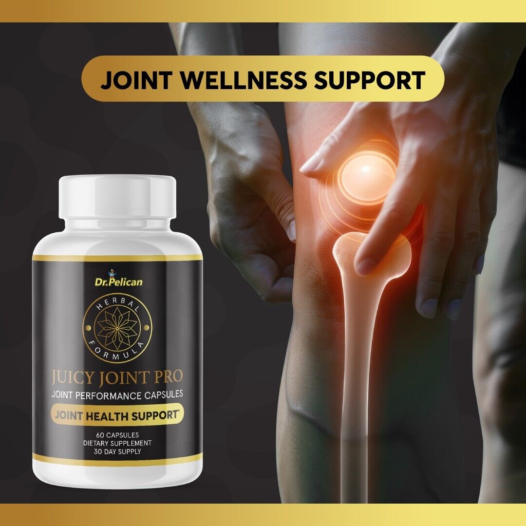 Juicy Joint Pro- Joint Health Support- 12 Bottles- 720 Capsules