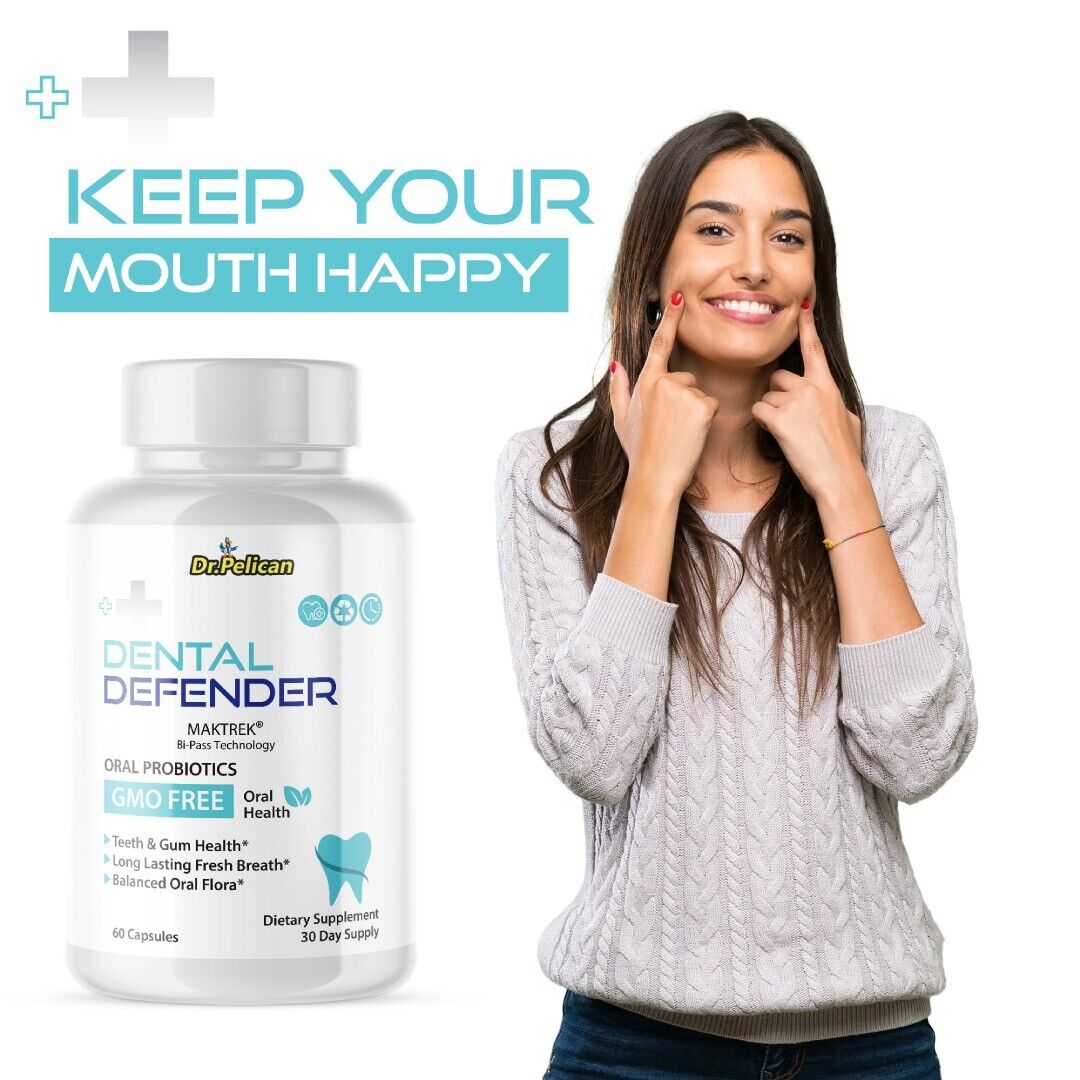 Dental Defender- Oral Support- 10 Bottles- 600 Capsules