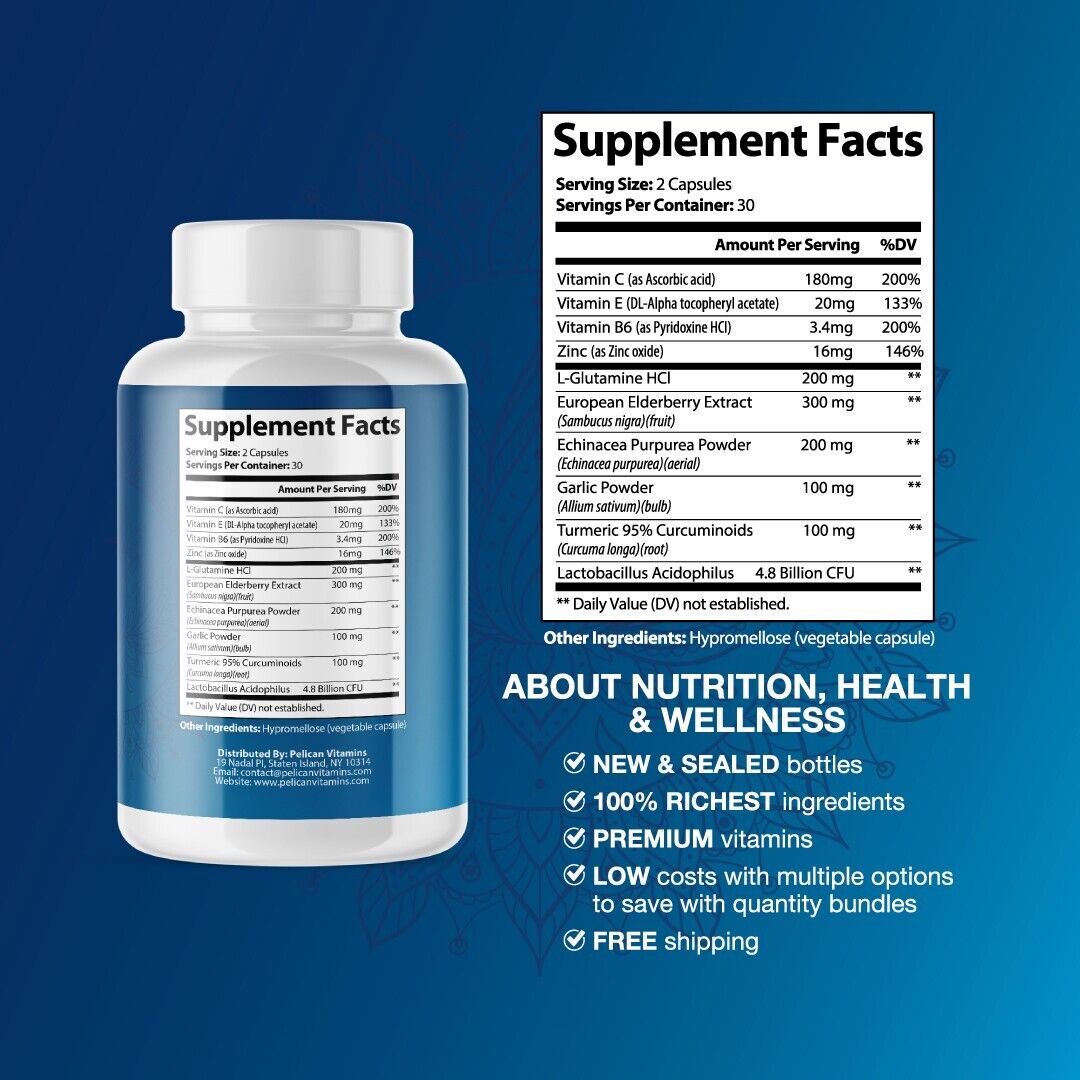 Max Cleanse Metanail- Immune & Nail Support- 5 Bottles- 300 Capsules
