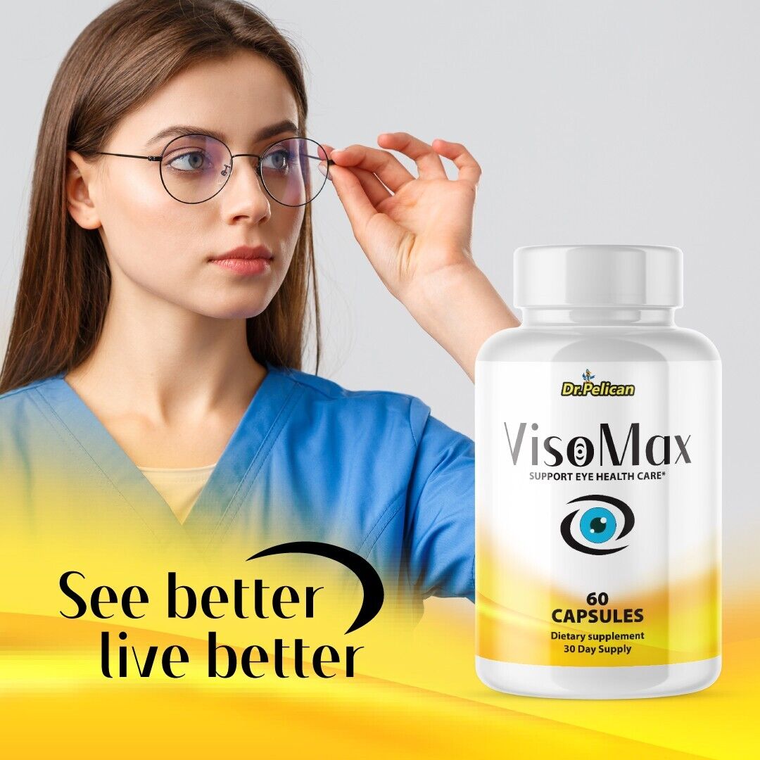 VisoMax- Eye Support- 2 Bottles- 120 Capsules
