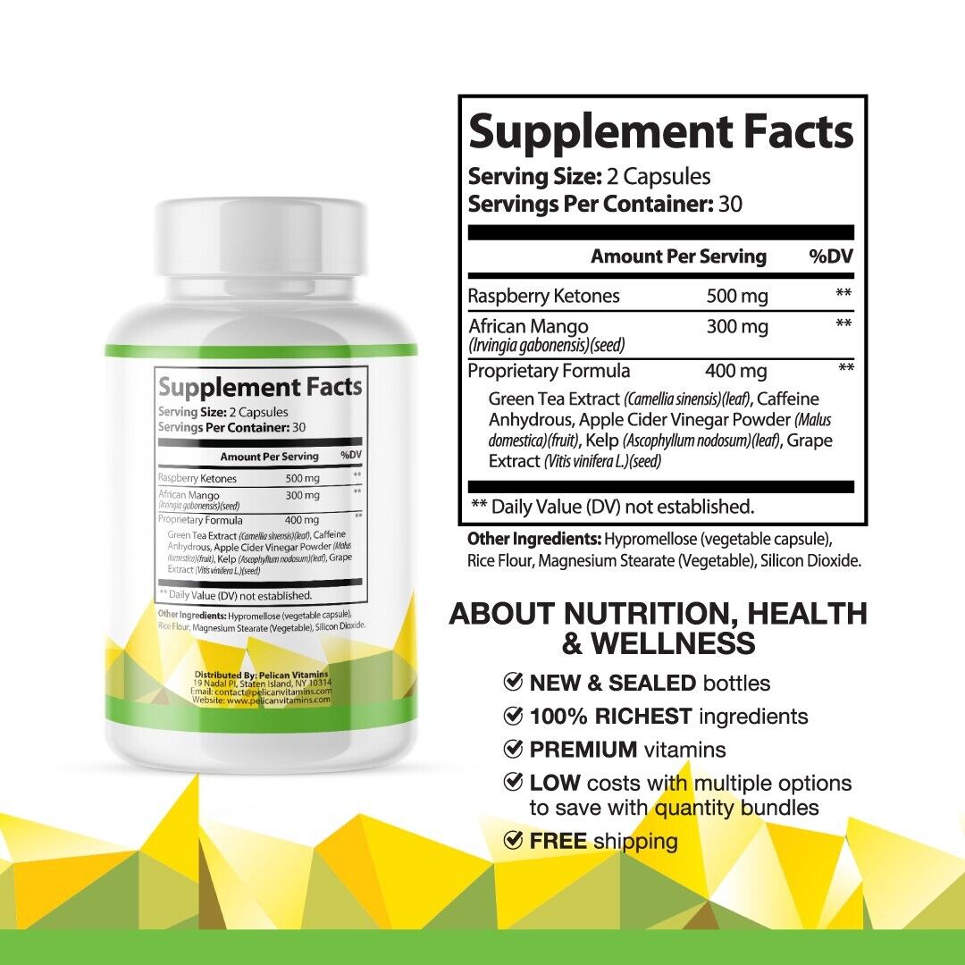 Lipozem- Keto & Weight Support- 2 Bottles- 120 Capsules