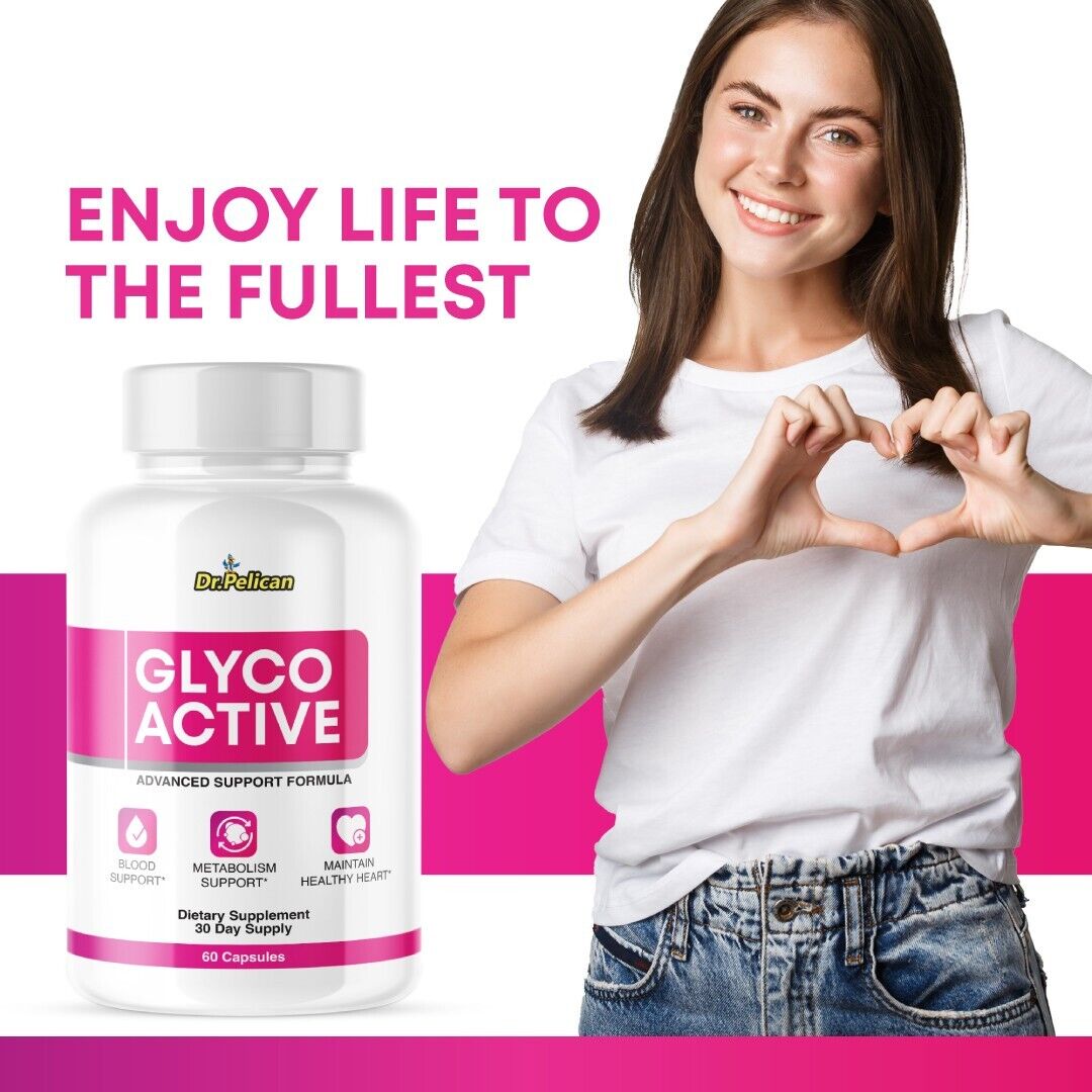 Glyco Active- Blood Support- 2 Bottles- 120 Capsules