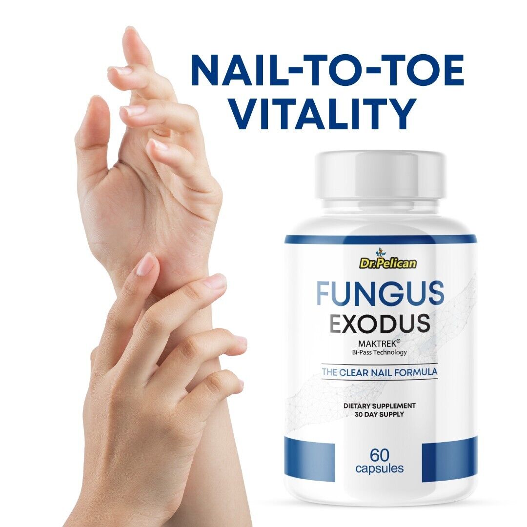Fungus Exodus- Skin & Nail Support- 60 Capsules