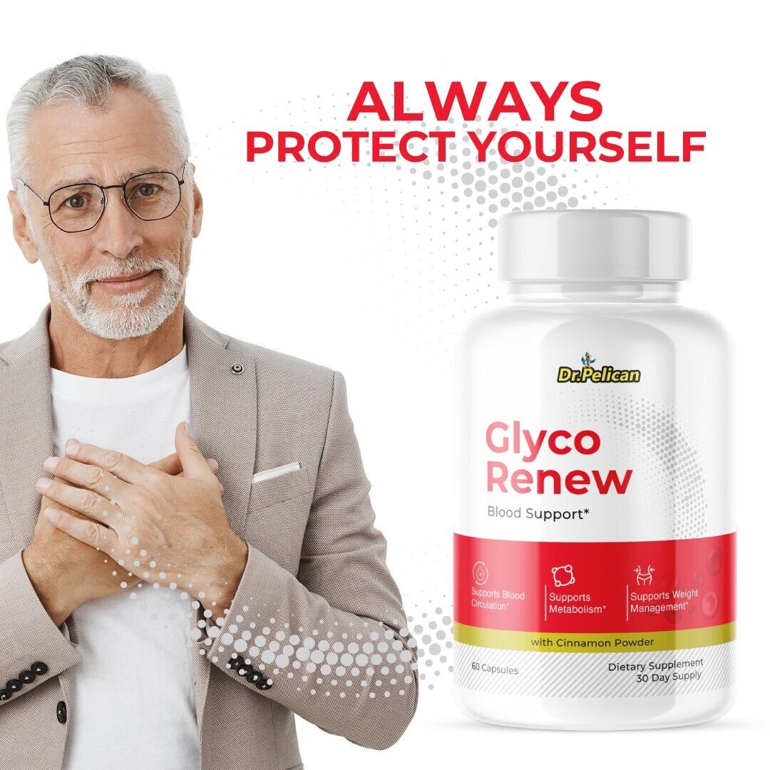 Glyco Renew- Blood Support- 2 Bottles- 120 Capsules