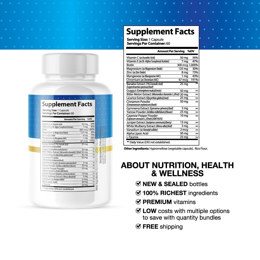 Berbacil- Blood Support- 5 Bottles- 300 Capsules