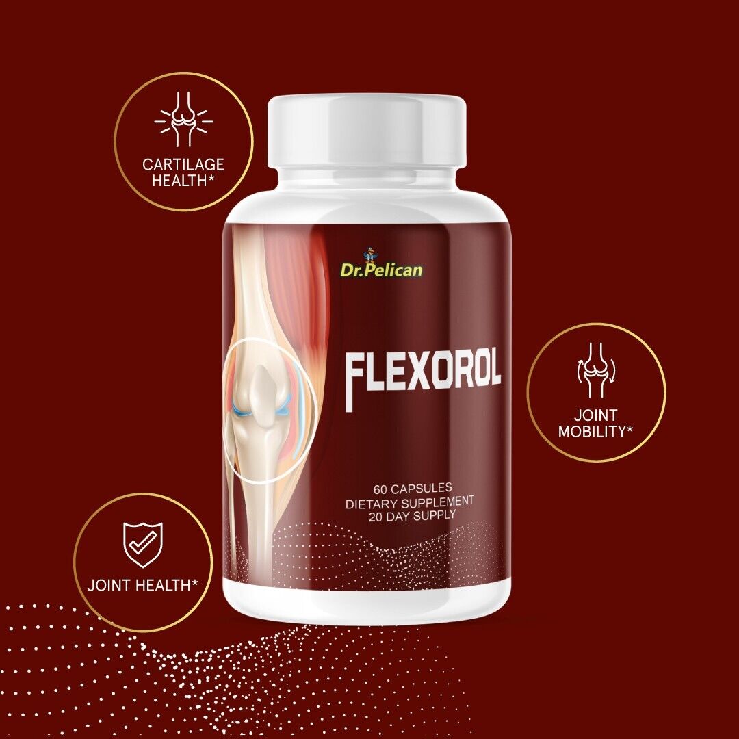 Flexorol- Joint & Cartilage Health Support- 10 Bottles- 600 Capsules