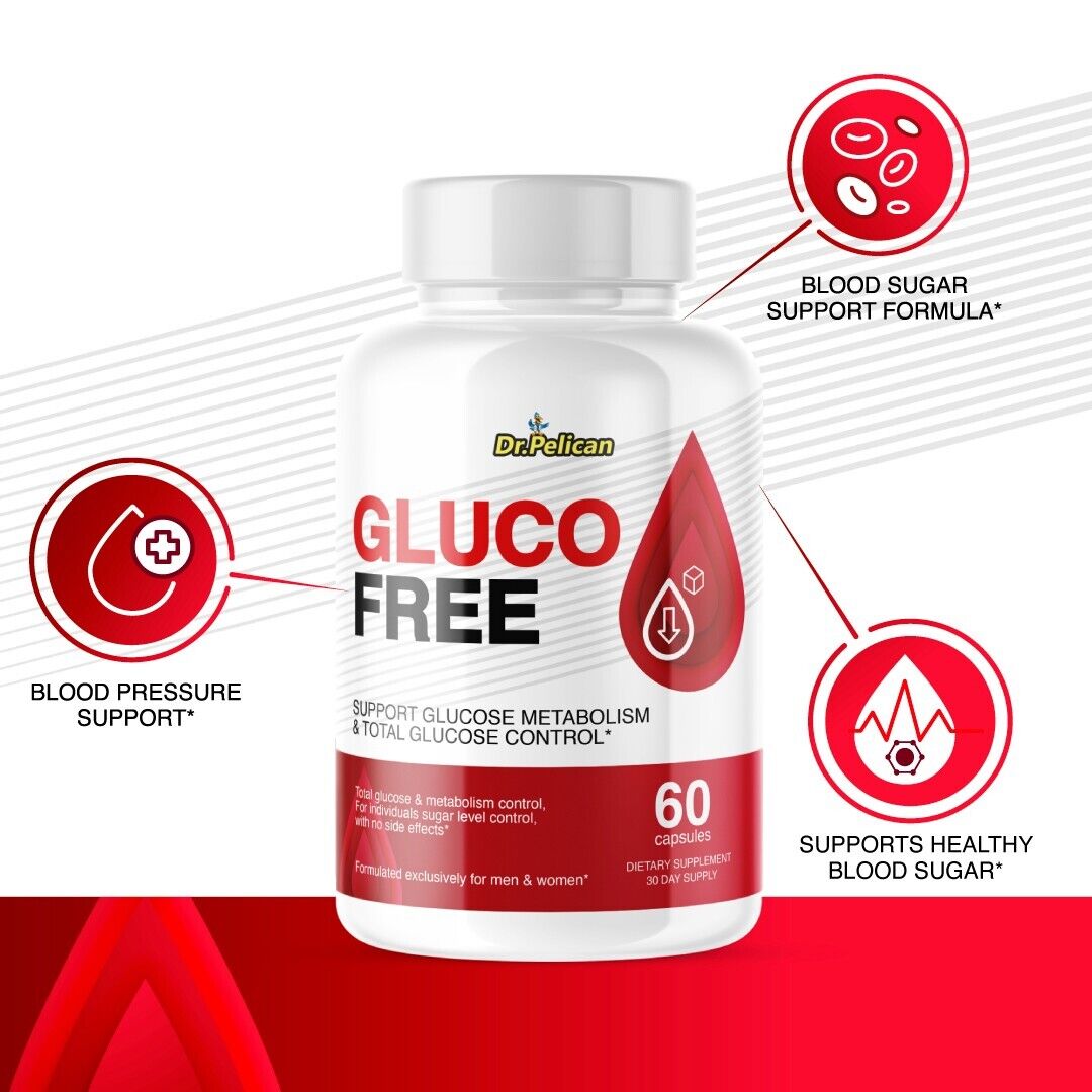 Gluco Free- Blood Support- 10 Bottles- 600 Capsules