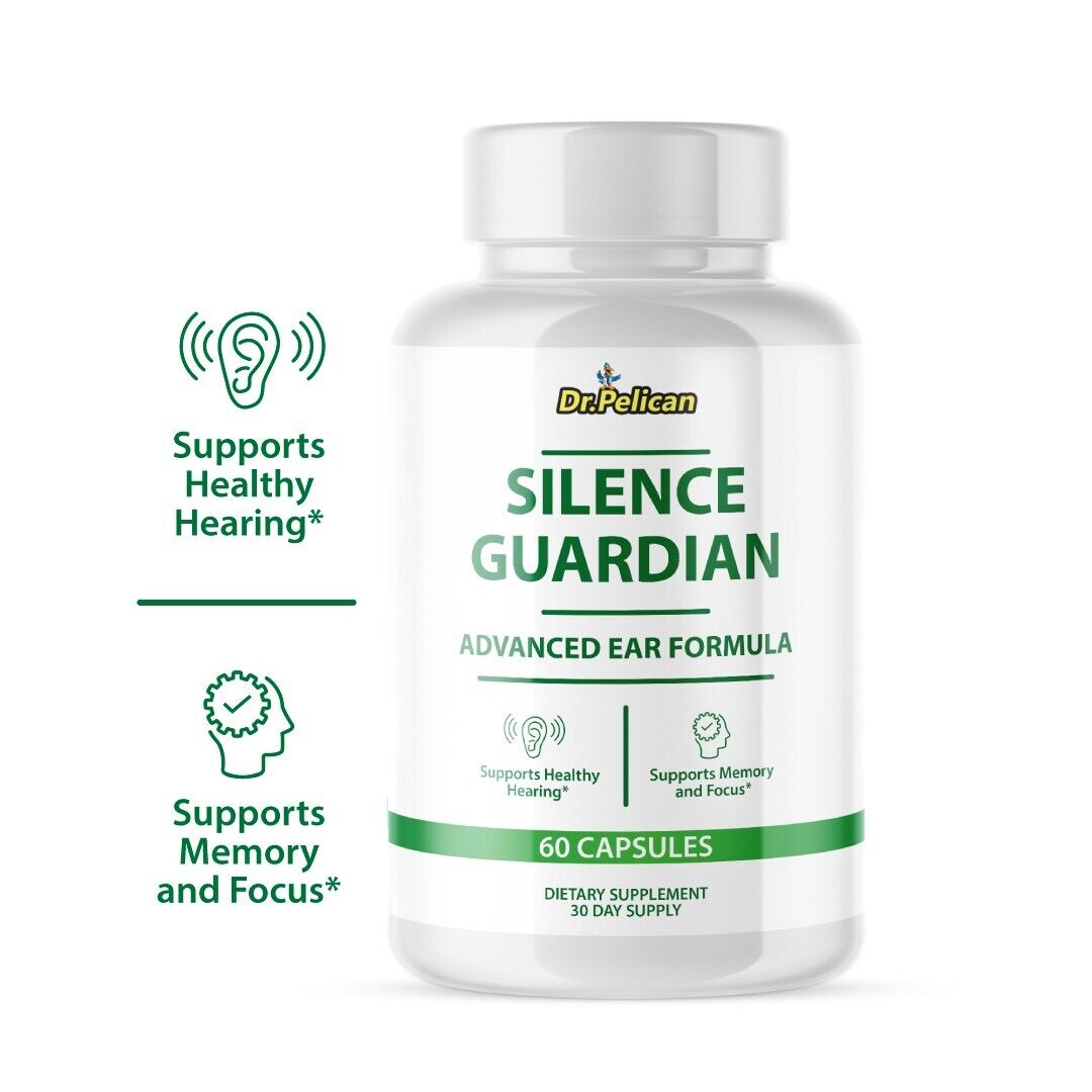 Silence Guardian- Hearing Support- 4 Bottles- 240 Capsules