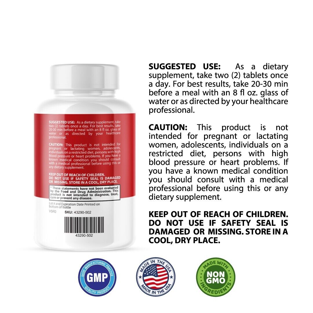 Ultra Male- Men's Health & Performance- 10 Bottles- 600 Tablets