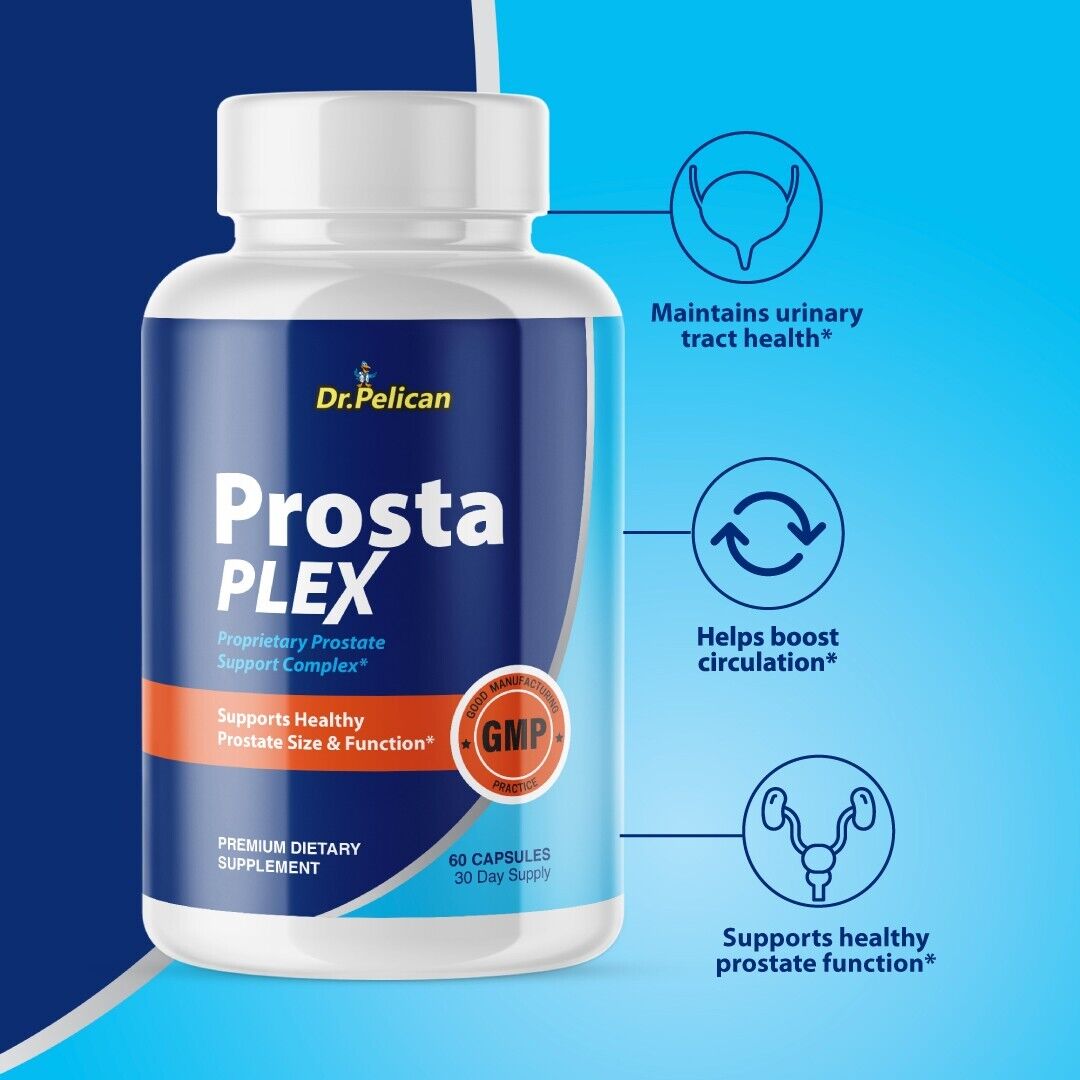 Prosta Plex - Prostate Support- 12 Bottles- 720 Capsules