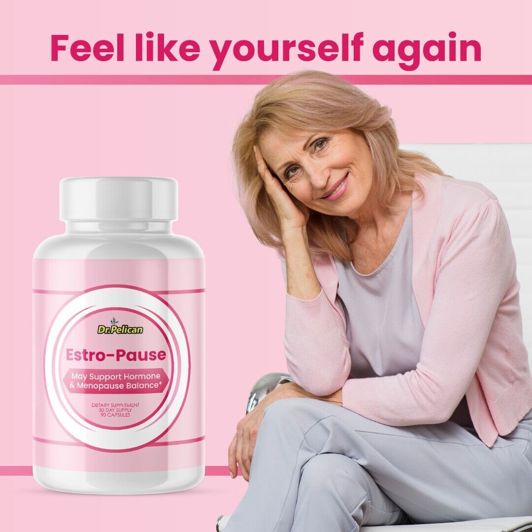 Estro-Pause-Menopause Balance Support/Women's Health- 5 Bottles- 450 Capsules