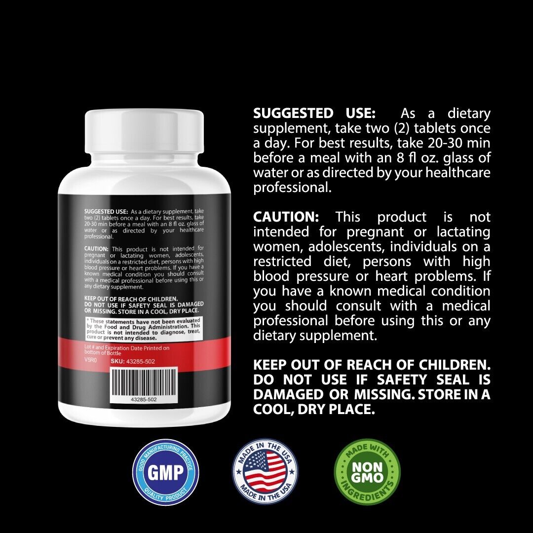 Prolong Power - Men's Health & Performance- 3 Bottles- 180 Tablets
