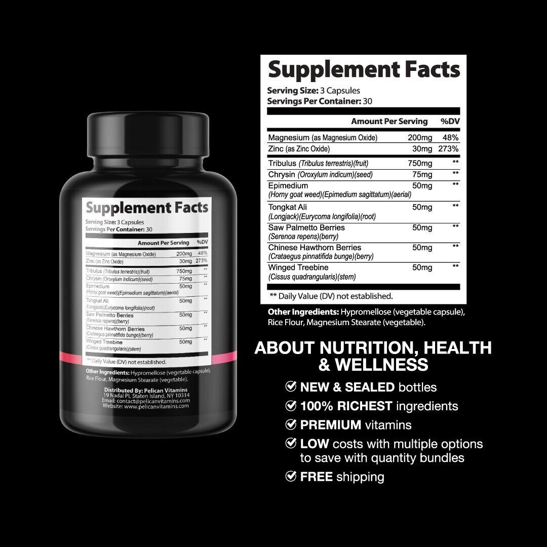 Endopower Pro- Bodybuilding & Men's Health Support- 90 Capsules