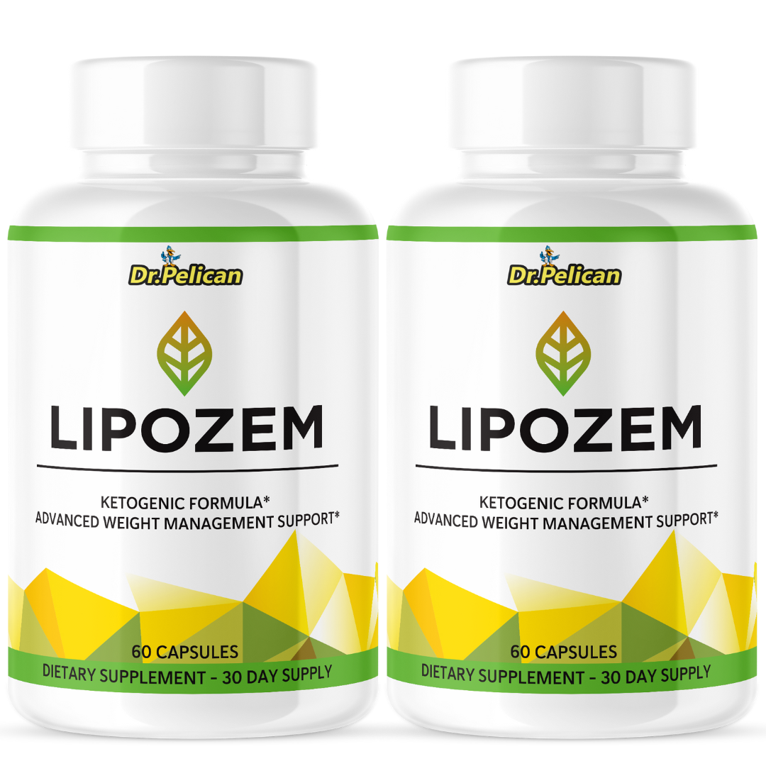 Lipozem- Keto & Weight Support- 2 Bottles- 120 Capsules
