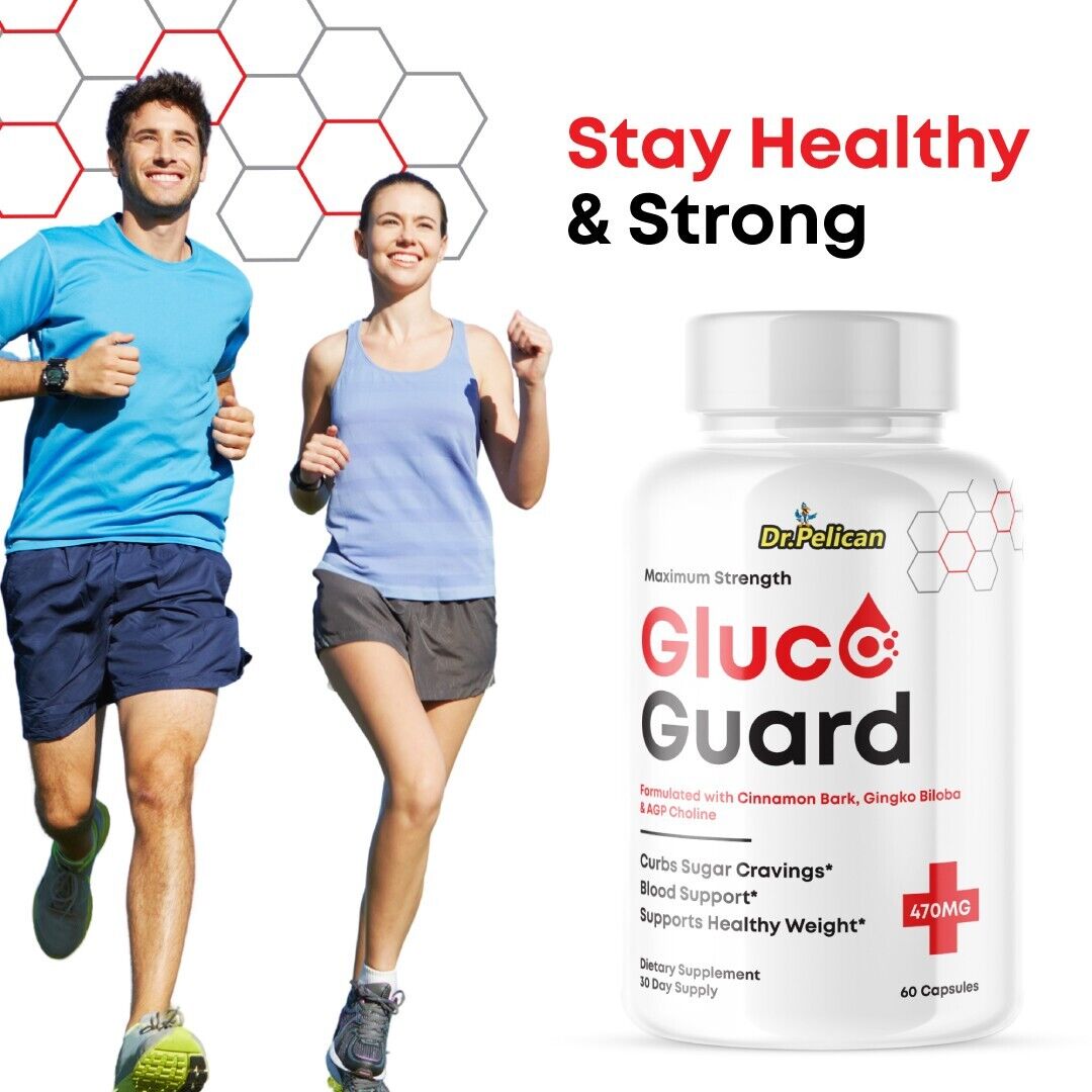 Gluco Guard- Blood Support- 4 Bottles- 240 Capsules