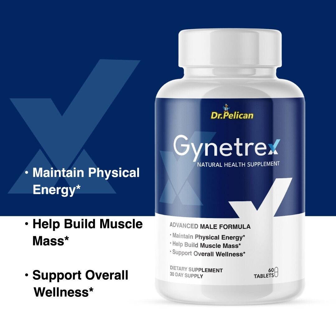 Gynetrex - Men's Health & Performance- 2 Bottles- 120 Tablets