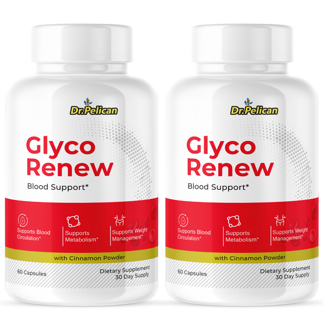 Glyco Renew- Blood Support- 2 Bottles- 120 Capsules
