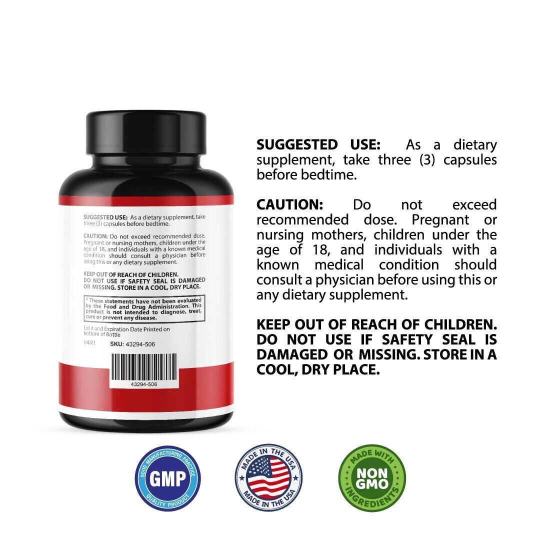 Vigor8- Bodybuilding & Men's Health Support- 4 Bottles- 360 Capsules
