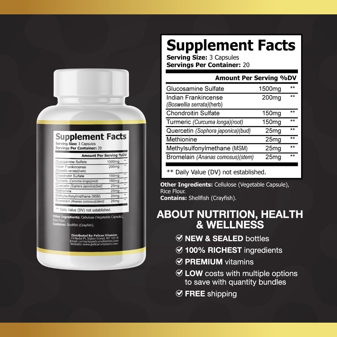 Juicy Joint Pro- Joint Health Support- 12 Bottles- 720 Capsules