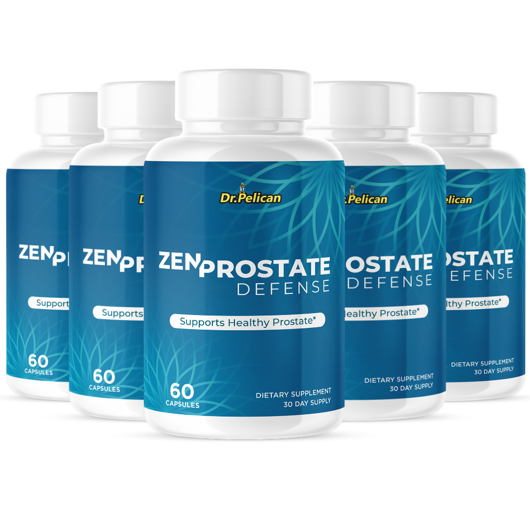 Zen Prostate Defense Prostate Support 5 Bottles 300 Capsules – Pelican ...