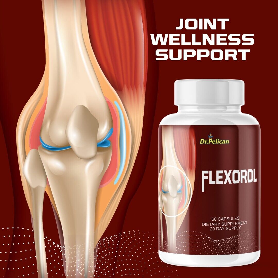 Flexorol- Joint & Cartilage Health Support- 4 Bottles- 240 Capsules