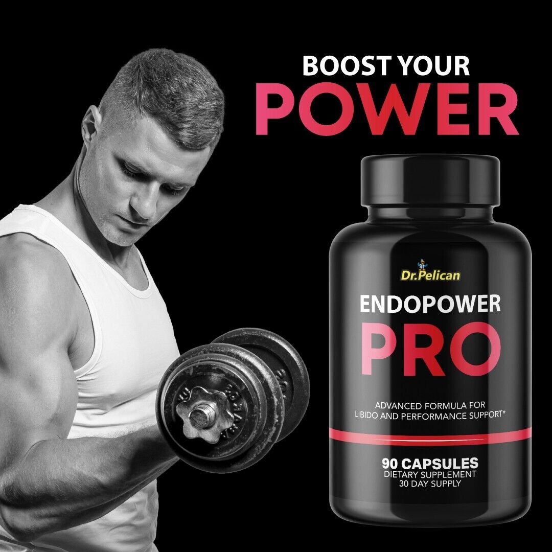Endopower Pro- Bodybuilding & Men's Health Support- 10 Bottles- 900 Capsules