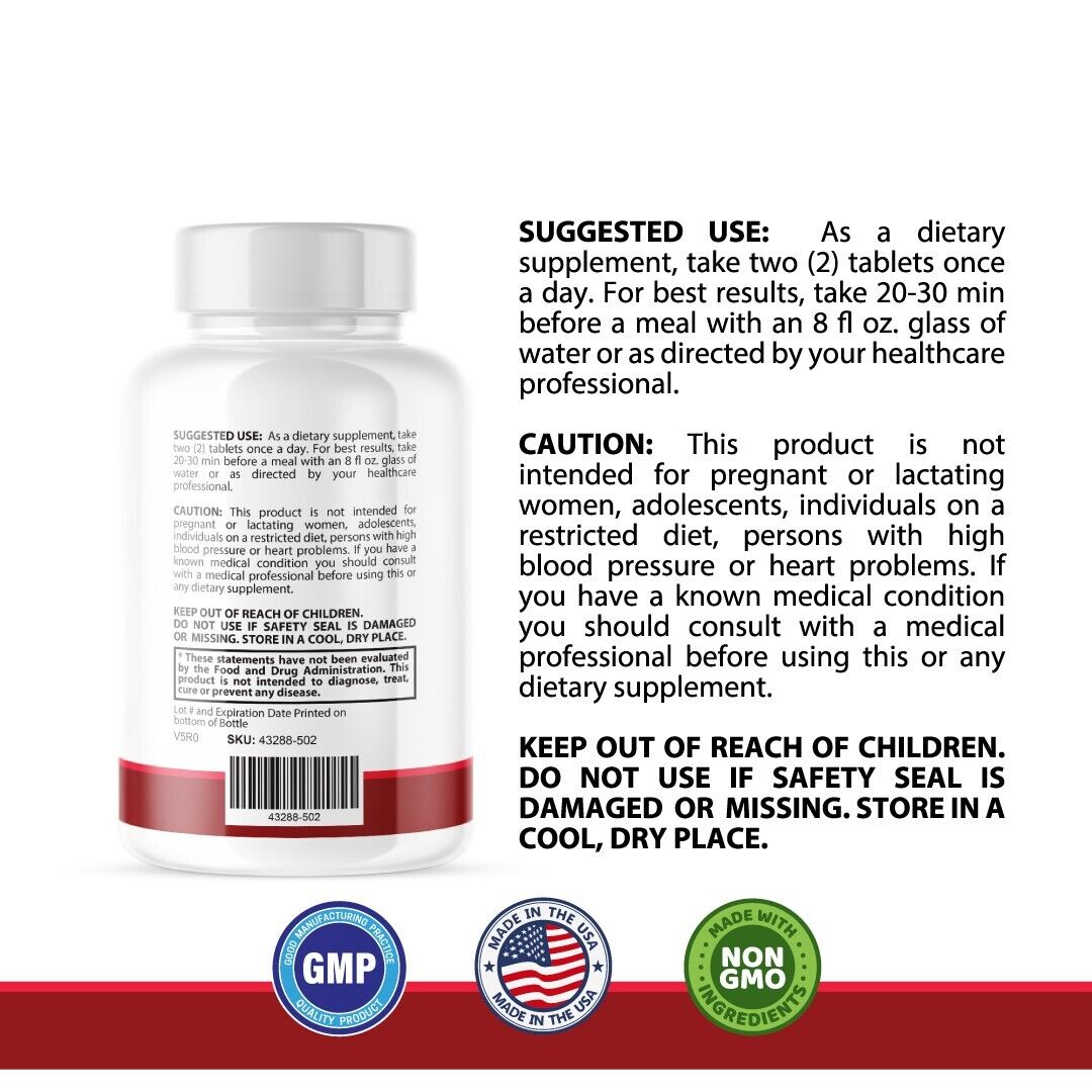 BioPeak- Men's Health & Performance- 4 Bottles- 240 Tablets