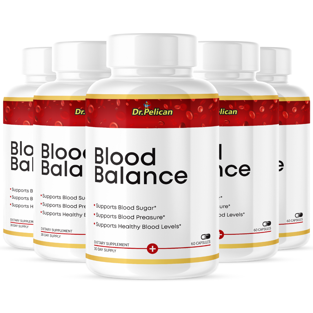 Blood Balance- Blood Support- 5 Bottles- 300 Capsules