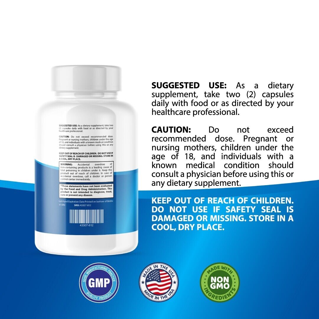 CogniCare Pro- Brain Support- 4 Bottles- 240 Capsules