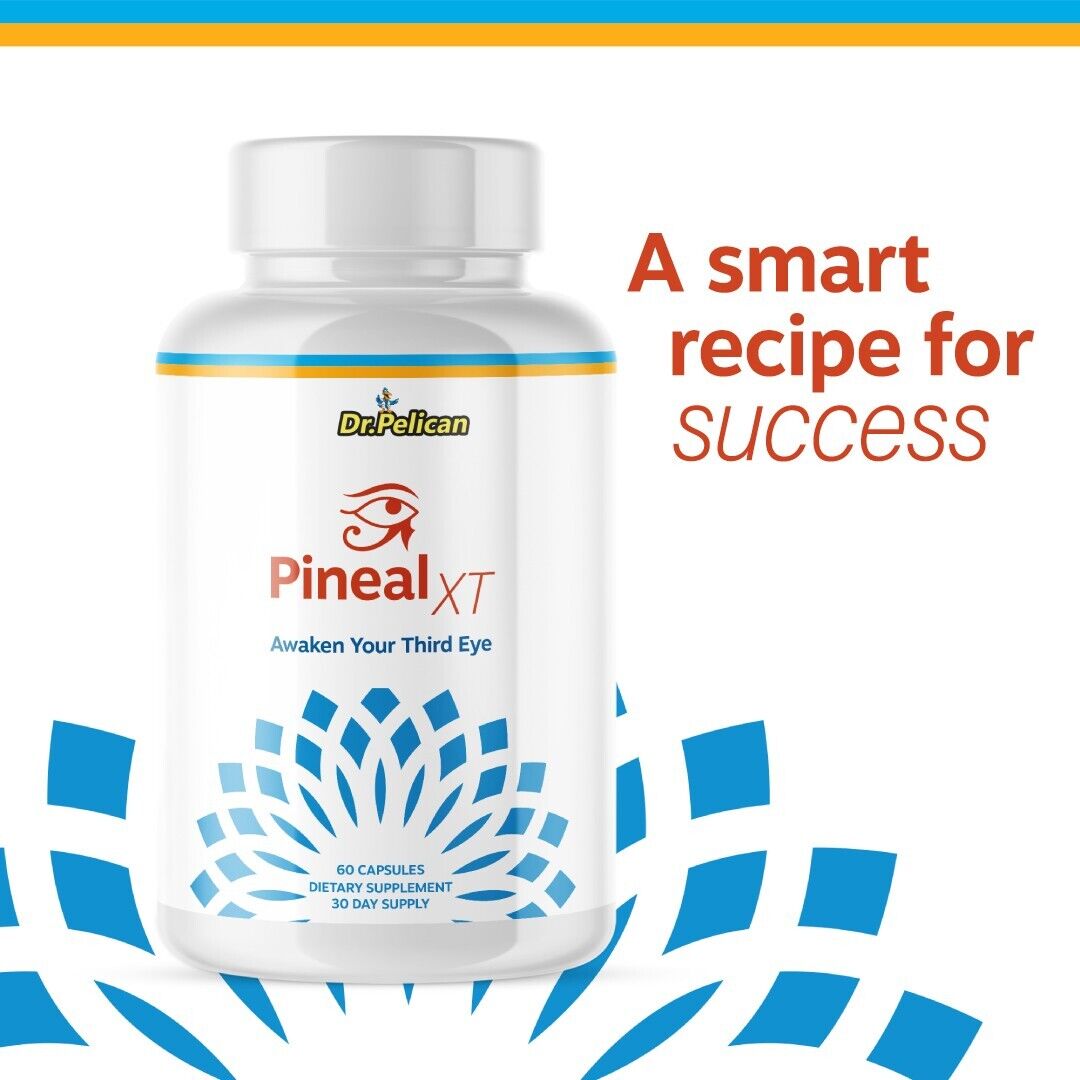 Pineal XT- Nerve & Brain Support- 4 Bottles- 240 Capsules